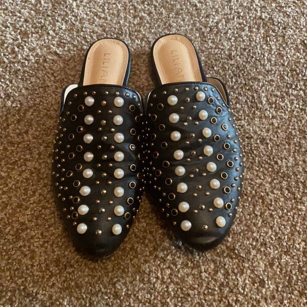 Beautiful studded mules
